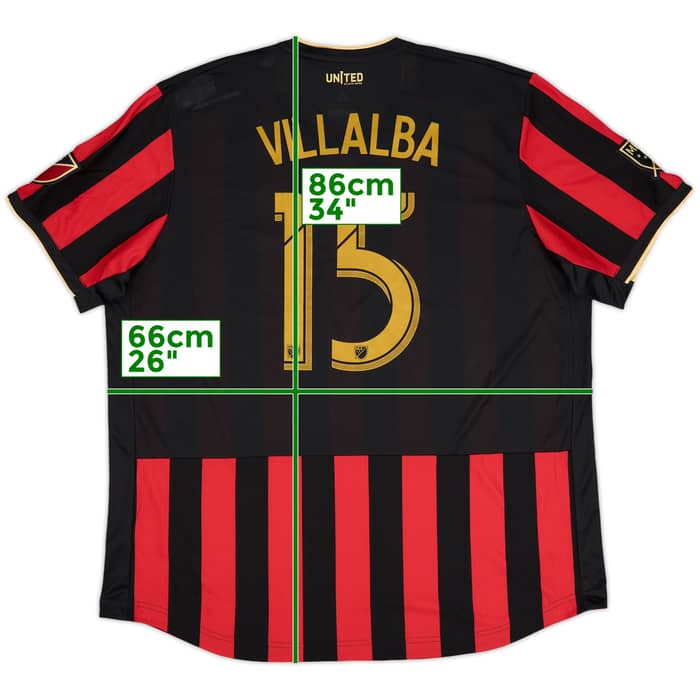 2019-20 Atlanta United Authentic Home Shirt Villalba #15 (XXL)