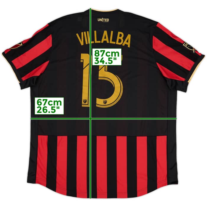 2019-20 Atlanta United Authentic Home Shirt Villalba #15 (XXL)
