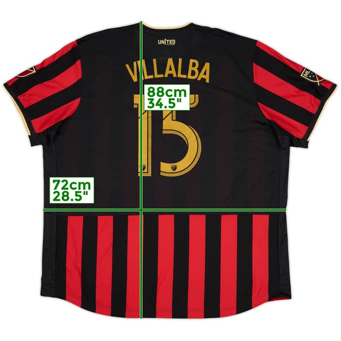 2019-20 Atlanta United Authentic Home Shirt Villalba #15 (3XL)