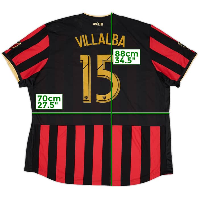 2019-20 Atlanta United Authentic Home Shirt Villalba #15 (3XL)