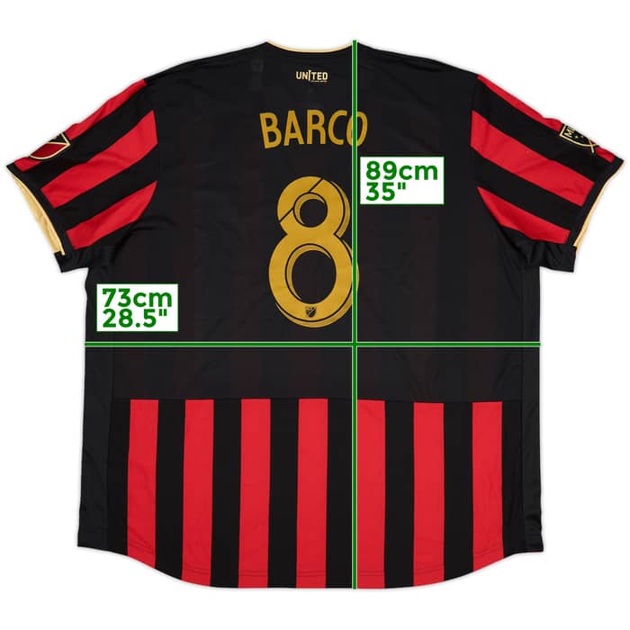 2019-20 Atlanta United Authentic Home Shirt Barco #8 (3XL)