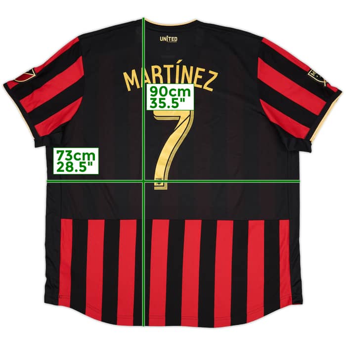 2019-20 Atlanta United Authentic Home Shirt Martinez #7 (3XL)