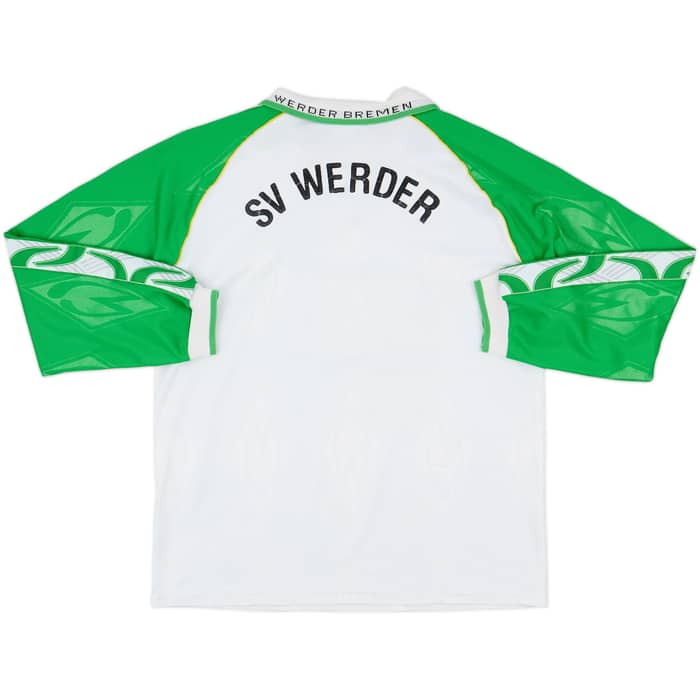 1995-96 Werder Bremen Home L/S Shirt - 6/10 - (M)