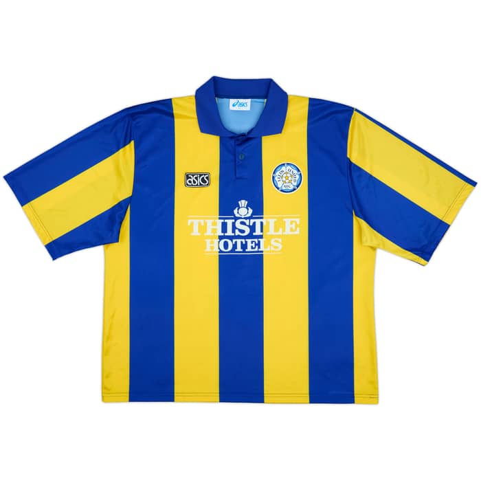 1993-95 Leeds United Away Shirt Yeboah #21 - 8/10 - (XXL)