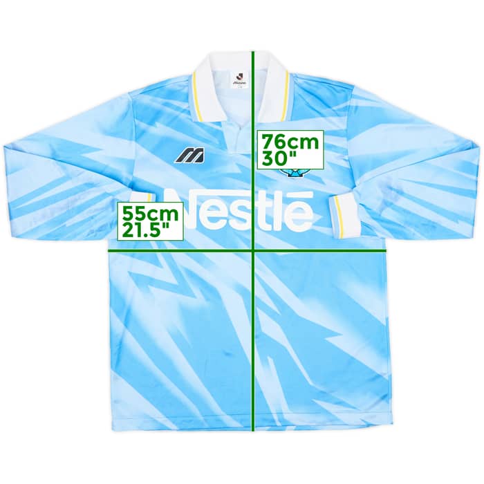 1994-95 Jubilo Iwata Home L/S Shirt - 9/10 - (L)
