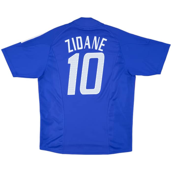 2002-04 France Home Shirt Zidane #10 - 8/10 - (L)