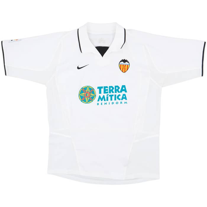 2002-03 Valencia Home Shirt Mista #20 - 7/10 - (XL.Boys)