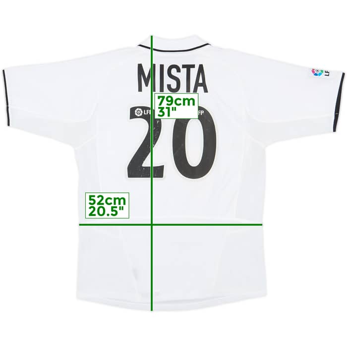 2002-03 Valencia Home Shirt Mista #20 - 7/10 - (XL.Boys)