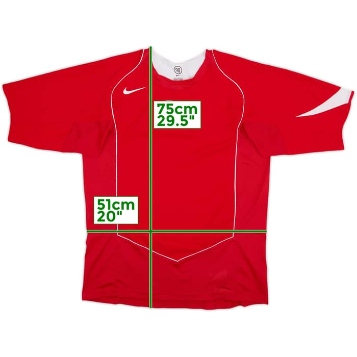 2004-06 Turkey Home Shirt - 8/10 - (L)