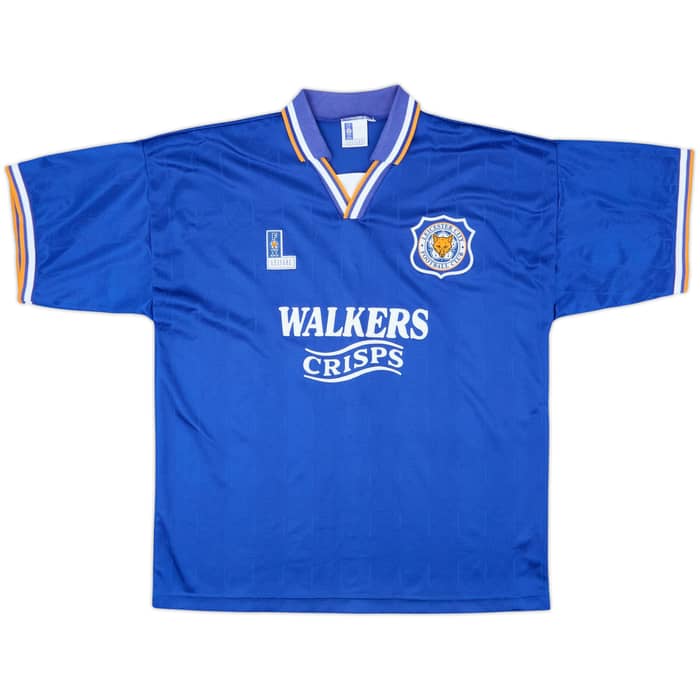1994-96 Leicester Home Shirt - 8/10 - (XL)