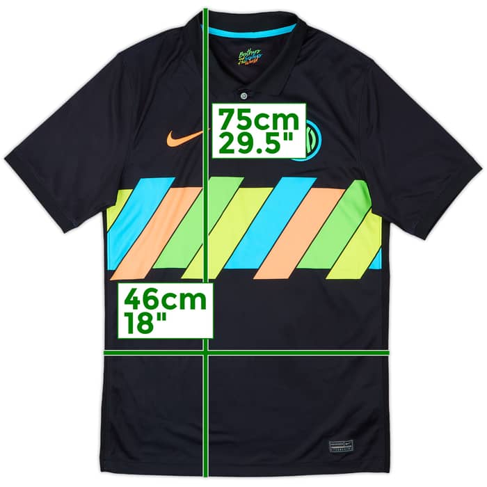 2021-22 Inter Milan Third Shirt - 9/10 - (S)