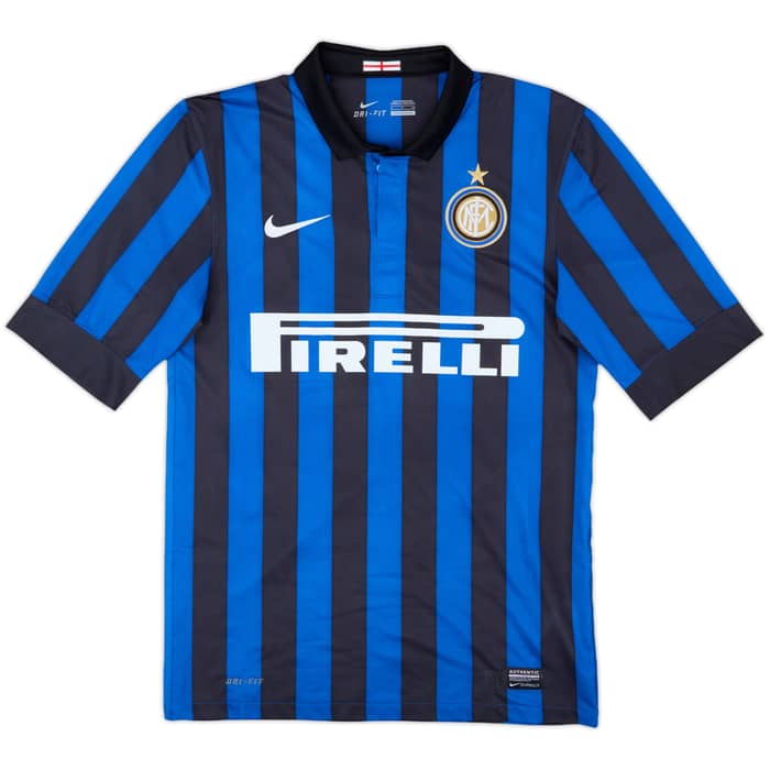 2011-12 Inter Milan Home Shirt Milito #22 - 9/10 - (S)