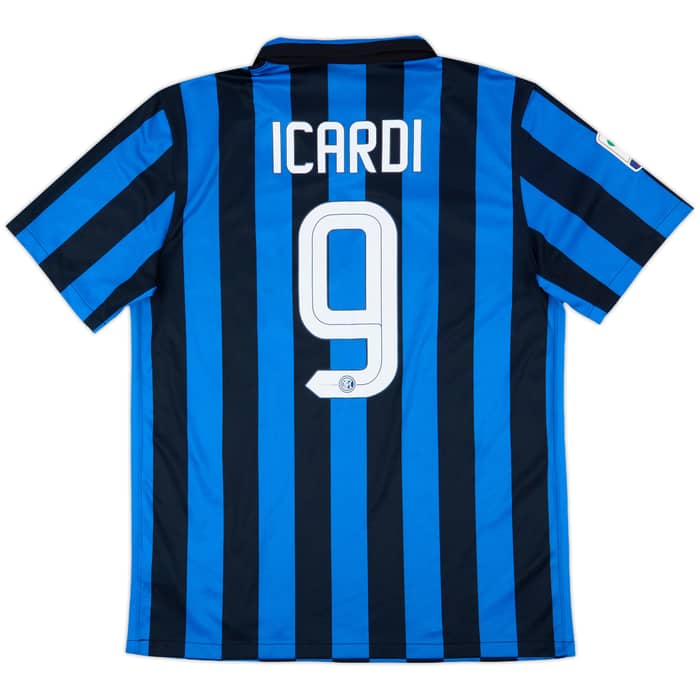 2015-16 Inter Milan Home Shirt Icardi #9 - 7/10 - (L)