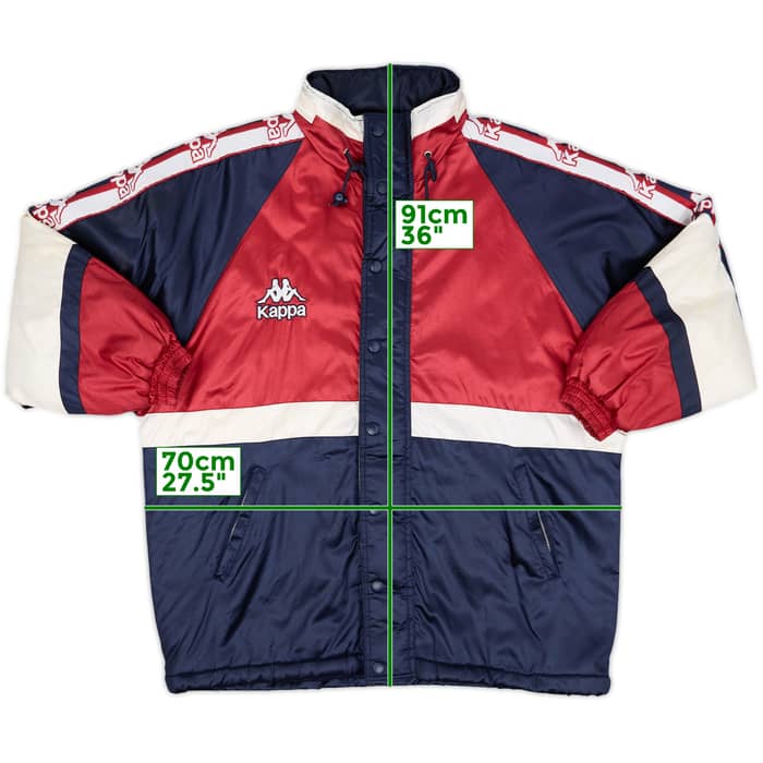 1995-97 Atletico Bilbao Kappa Padded Bench Coat - 8/10 - (L)