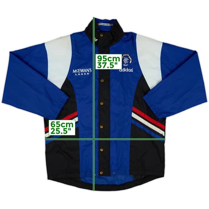 1994-96 Rangers adidas Rain Jacket - 7/10 - (L/XL)