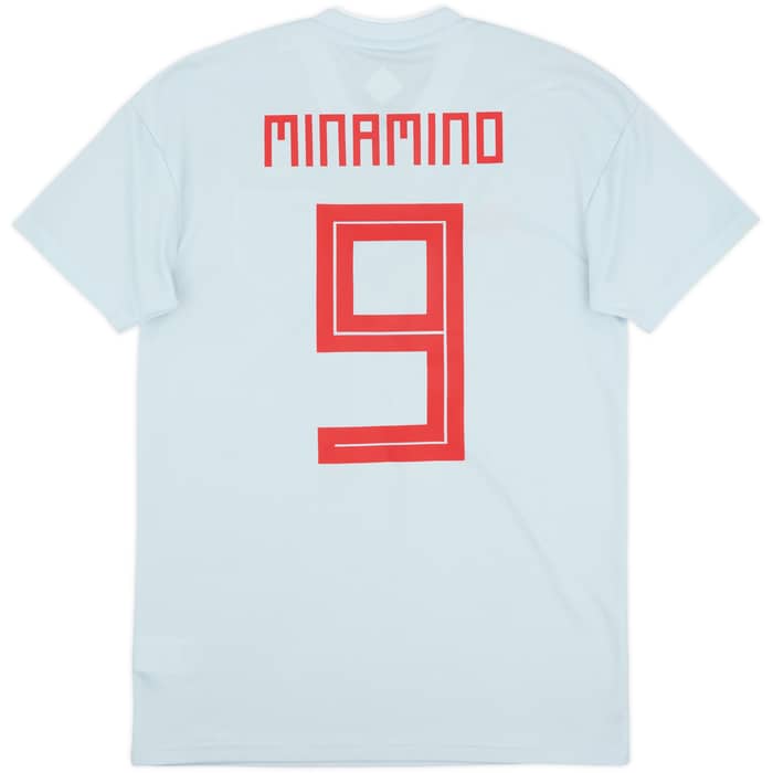 2018-19 Japan Away Shirt Minamino #9 - 10/10 - (S)