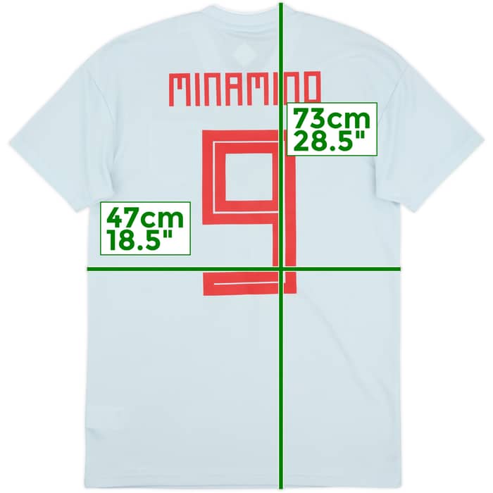 2018-19 Japan Away Shirt Minamino #9 - 10/10 - (S)