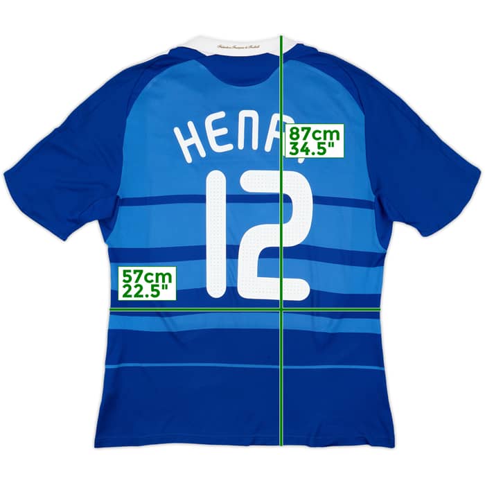 2008-09 France Home Shirt Henry #12 - 8/10 - (XL)