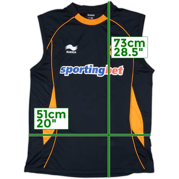 2010-11 Wolves Burrda Training Vest - 8/10 - (M)
