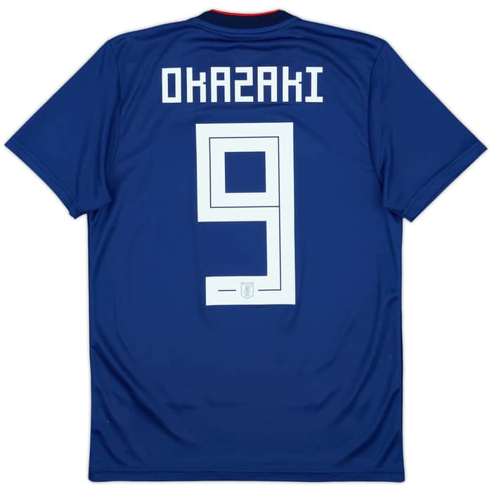 2018-19 Japan Home Shirt Okazaki #9 - 8/10 - (XS)