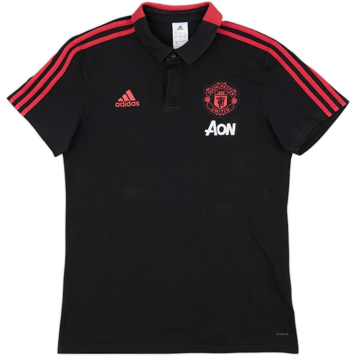 2018-19 Manchester United adidas Polo Shirt - 6/10 - (L)