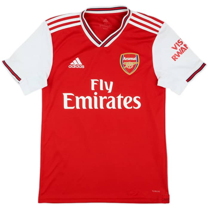 2019-20 Arsenal Home Shirt Saka #77 - 6/10 - (XS)