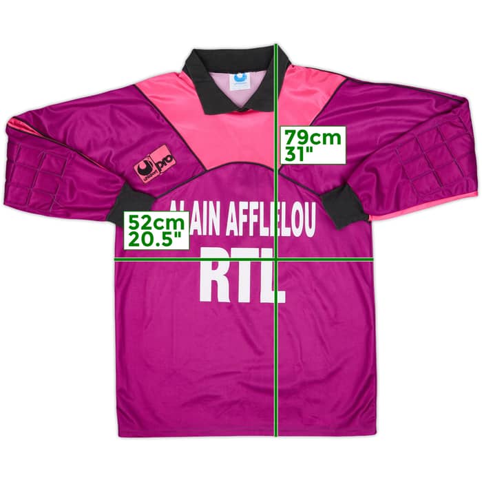 1990-91 Paris Saint-Germain GK Shirt #1 - 9/10 - (L)