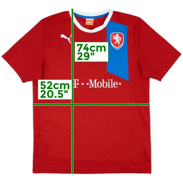 2012-13 Czech Republic Home Shirt - 9/10 - (L)