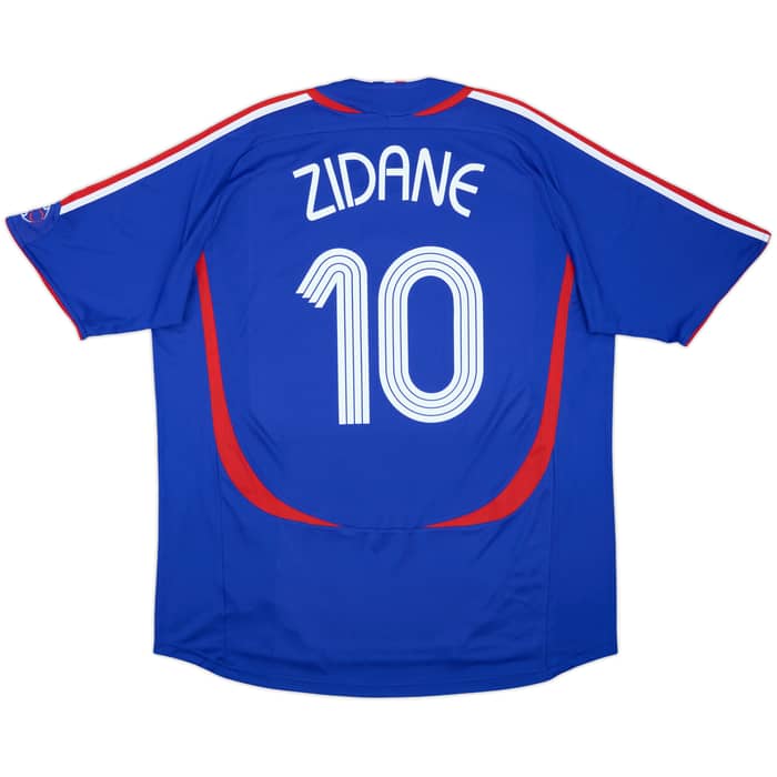 2006-07 France Home Shirt Zidane #10 - 9/10 - (XXL)