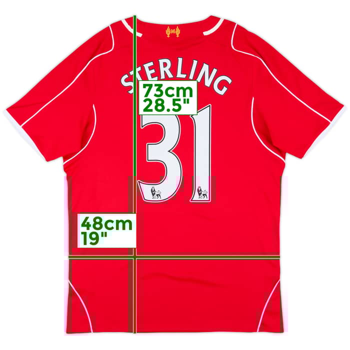 2014-15 Liverpool Home Shirt Sterling #31 - 5/10 - (M)