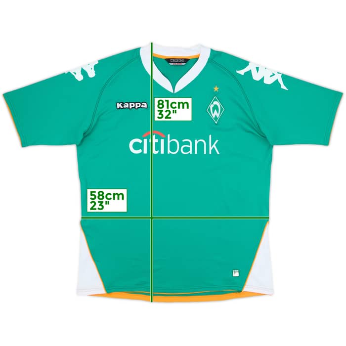 2007-08 Werder Bremen Home Shirt - 10/10 - (XXL)