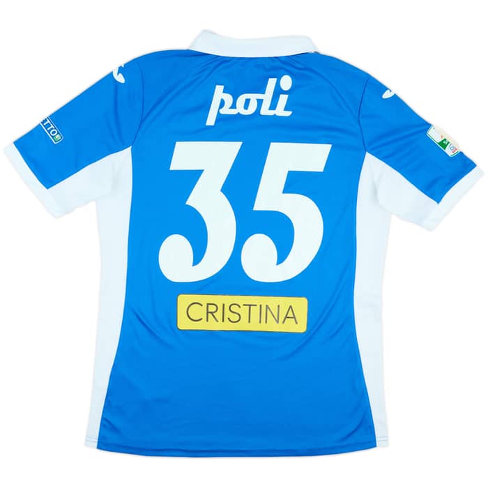 2015-16 Novara Match Issue Home Shirt Poli #35