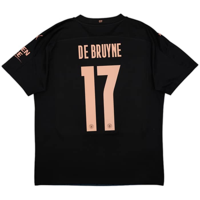2020-21 Manchester City Away Shirt De Bruyne #17 - 9/10 - (L)