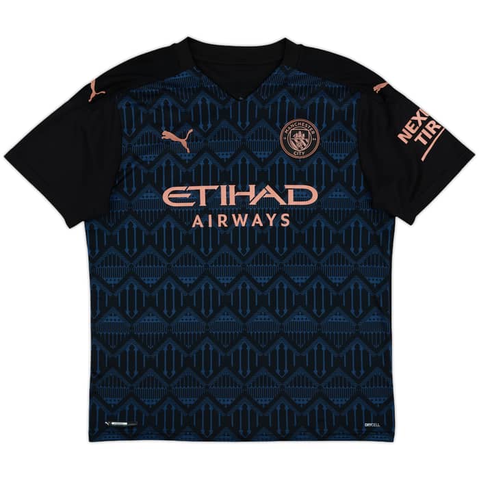 2020-21 Manchester City Away Shirt De Bruyne #17 - 9/10 - (L)