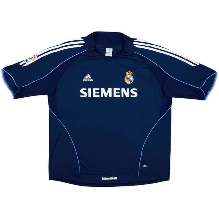 2005-06 Real Madrid Away Shirt Zidane #5 - 8/10 - (XL)