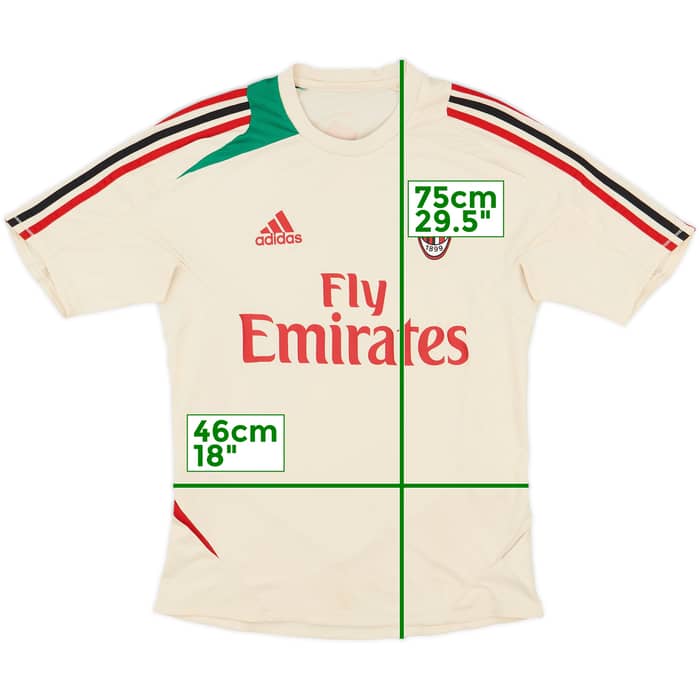 2012-13 AC Milan adidas Formotion Training Shirt - 6/10 - (S)