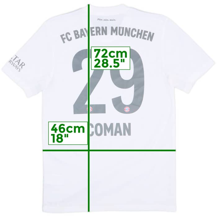 2019-20 Bayern Munich Away Shirt Coman #29 (S)