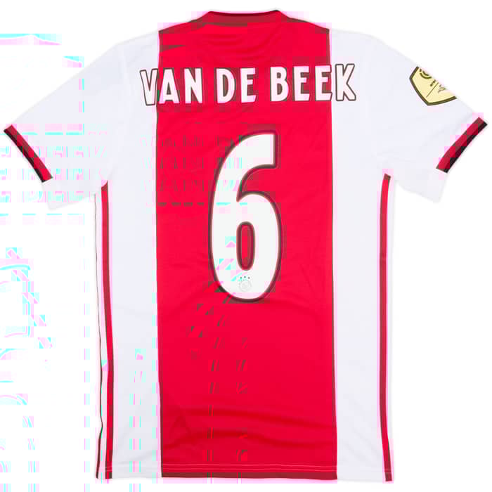 2019-20 Ajax Home Shirt van de Beek #6 (S)