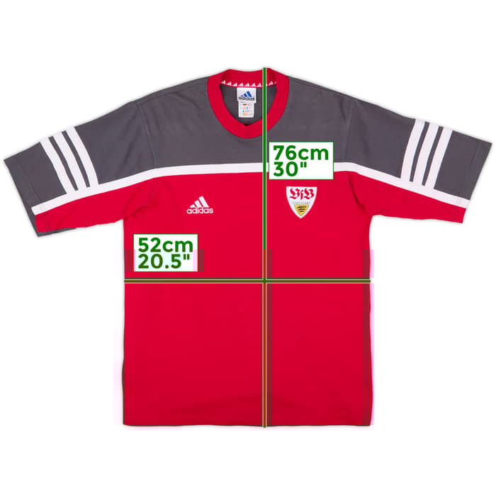 2001-02 Stuttgart adidas Cotton Tee - 9/10 - (M/L)