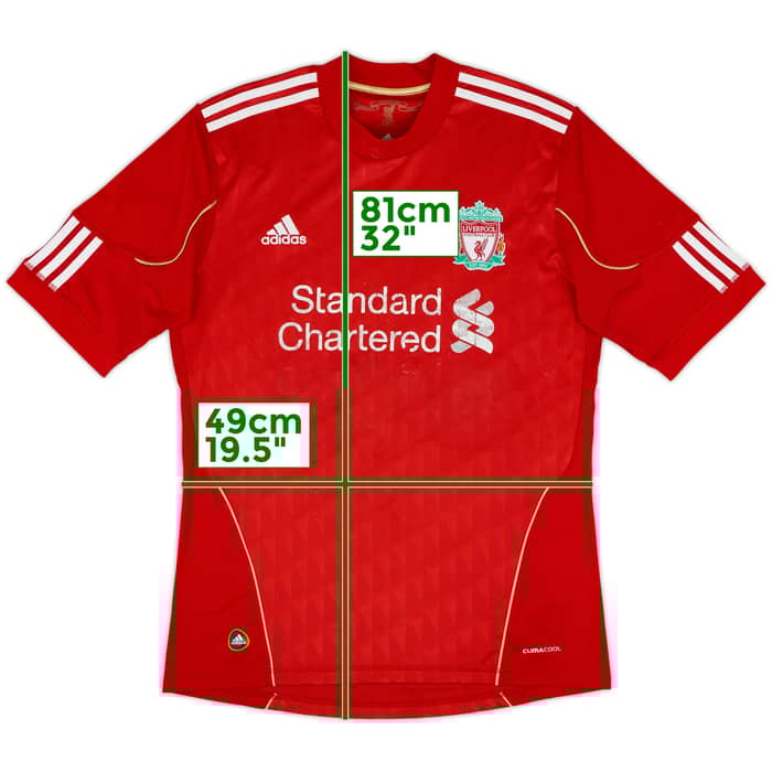 2010-12 Liverpool Home Shirt - 4/10 - (M)