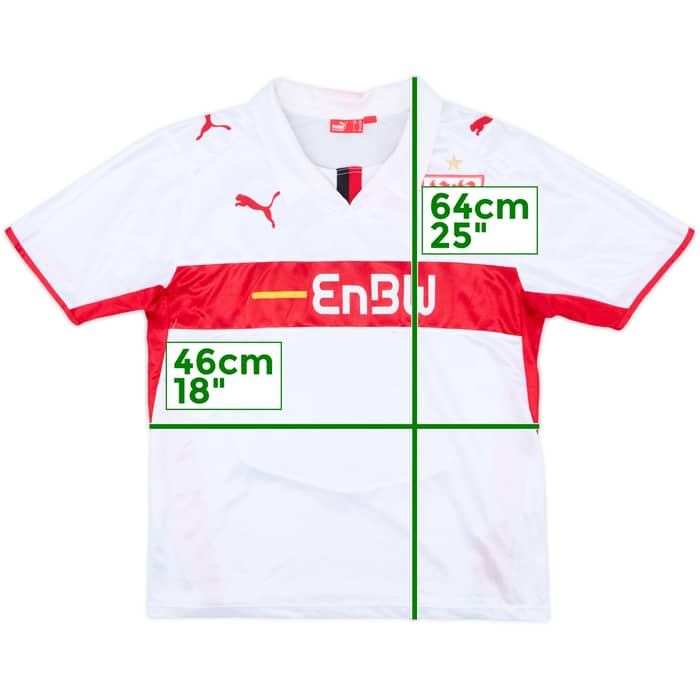 2008-09 Stuttgart Home Shirt - 7/10 - (XL.Boys)