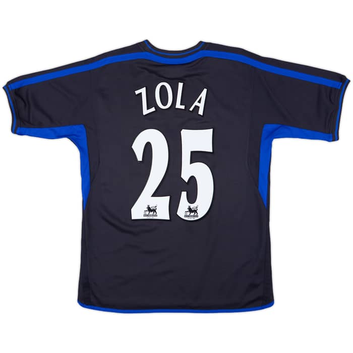 2002-04 Chelsea Away Shirt Zola #25 - 9/10 - (M)