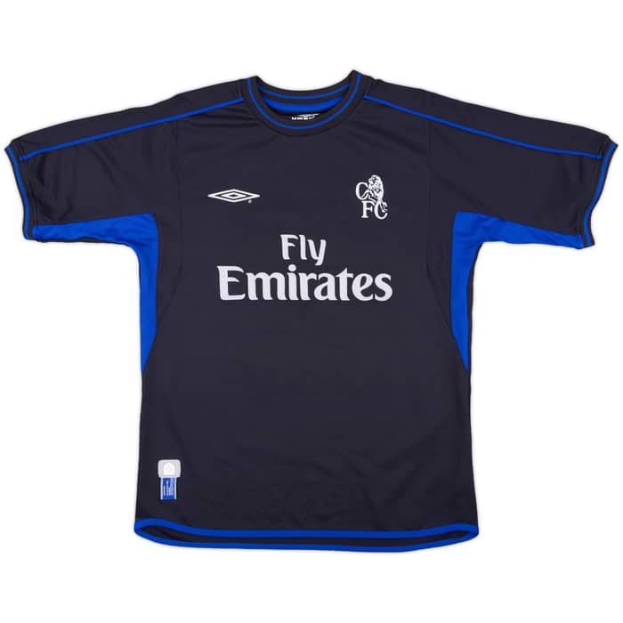 2002-04 Chelsea Away Shirt Zola #25 - 9/10 - (M)