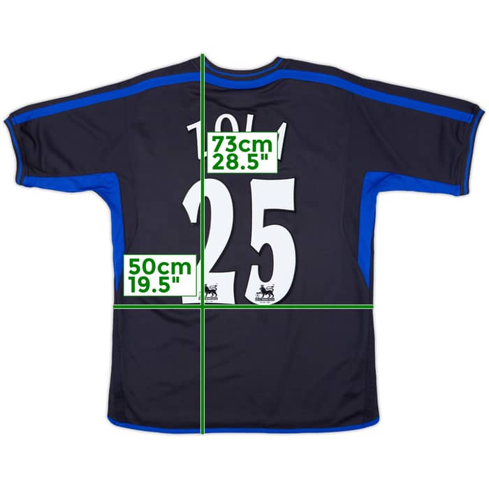 2002-04 Chelsea Away Shirt Zola #25 - 9/10 - (M)