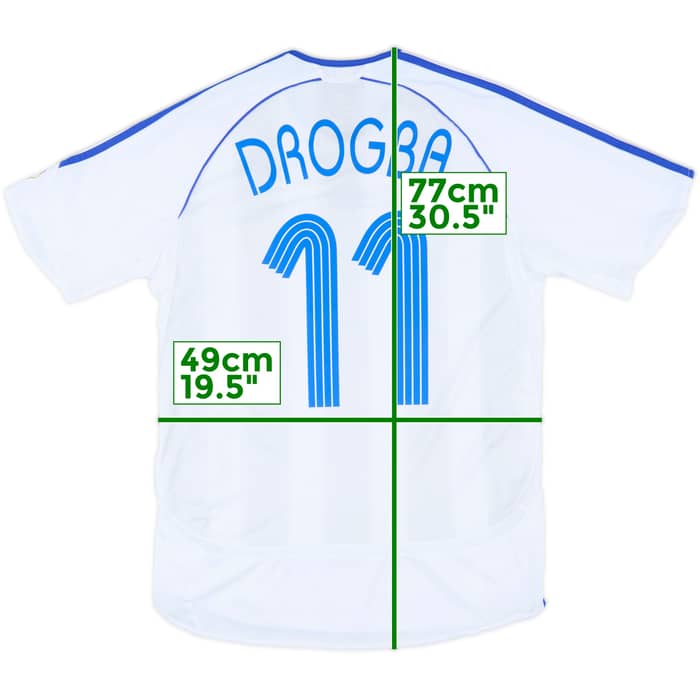2006-07 Chelsea Away Shirt Drogba #11 - 9/10 - (S)