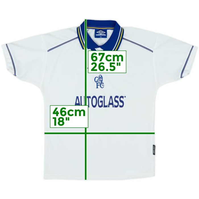 1998-00 Chelsea Away Shirt - 8/10 - (L.Boys)
