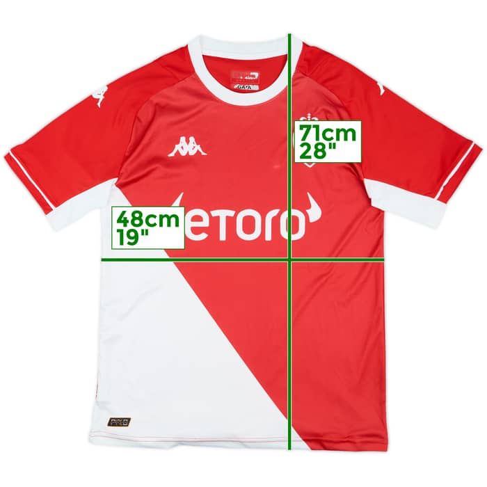 2020-21 Monaco Home Shirt - 8/10 - (M)
