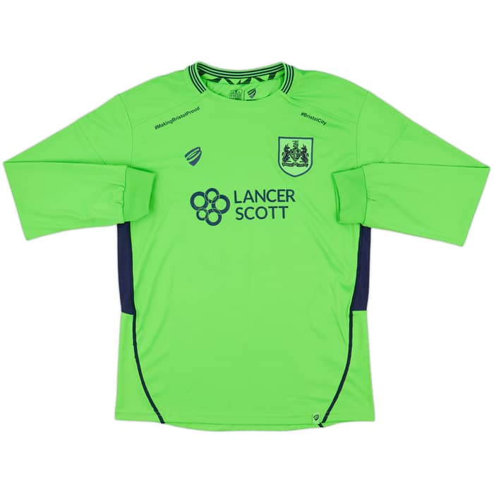2017-18 Bristol City GK Shirt - 9/10 - (L)