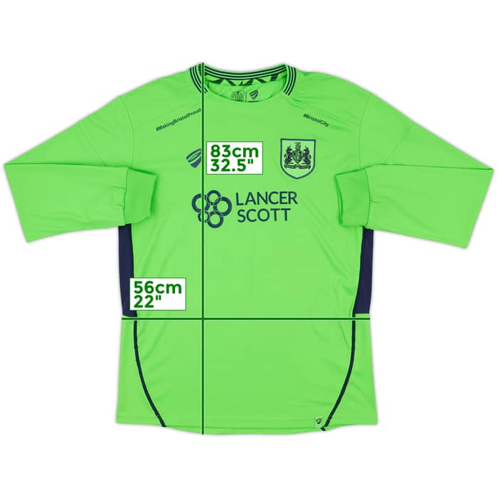 2017-18 Bristol City GK Shirt - 9/10 - (L)