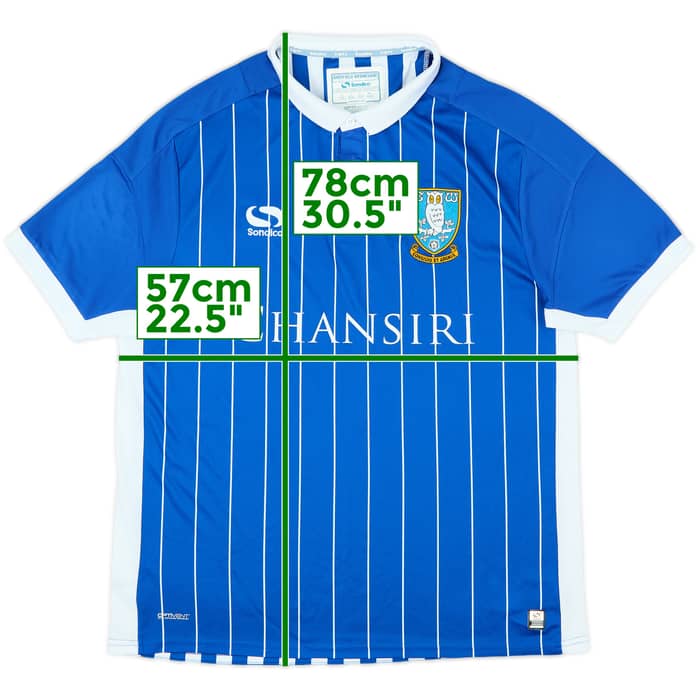 2016-17 Sheffield Wednesday Home Shirt - 8/10 - (L)